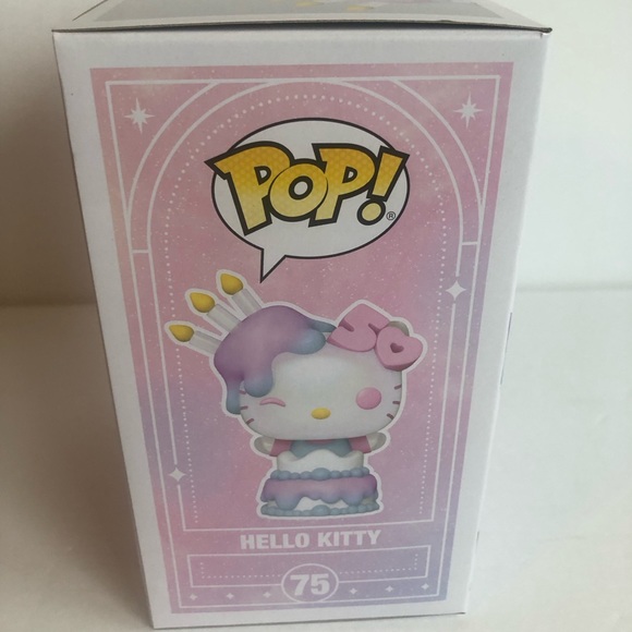 NEW Hello Kitty 50th Anniversary FUNKO POP! #75 Birthday Cake Candles NIB - Picture 3 of 6